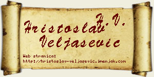 Hristoslav Veljašević vizit kartica